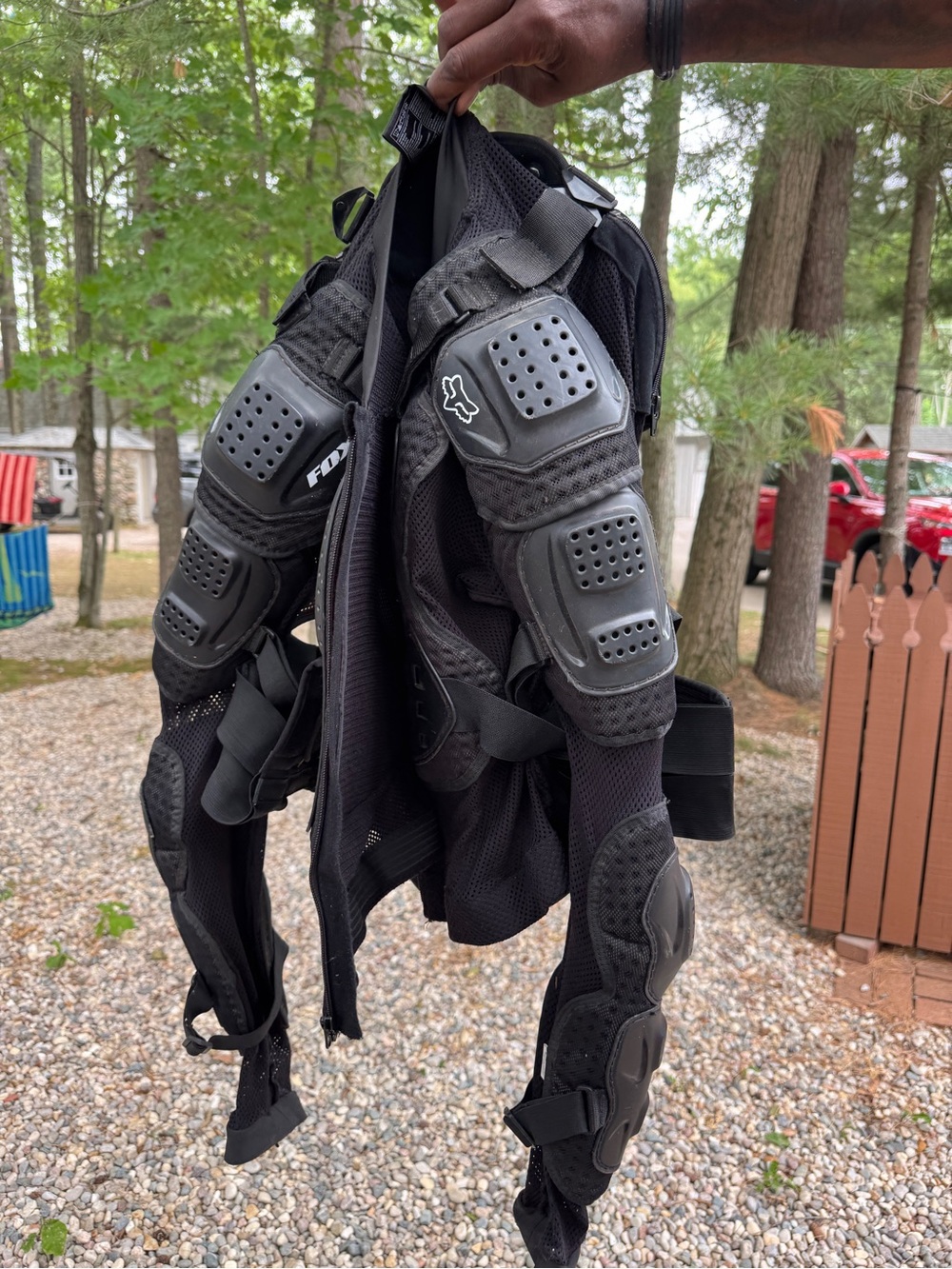 Fox Black Men's Protective Body Armor